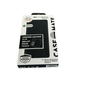 GENUINE LEATHER SLIM WALLET FOLIO TOUGH For iPhone SE�i��3����j�^BLACK