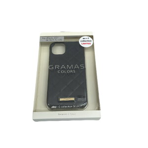 iPhone13Pro GRAMAS COLORS QUlLT Shell Case/Black