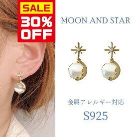 11日(金)20時〜【20%クーポン使える】≪選べる福袋対象≫ピアス S925 金属アレルギー対応 太陽 星 ゴールド デザイン モチーフ デザイン クリスタル シンプル スタッドピアス きれいめ シルバー925 両耳用 イヤリング ミニ プチプライス 高見え