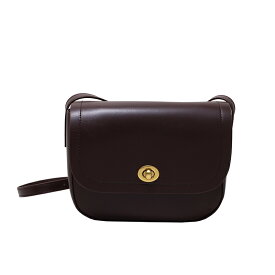 訳あり1,000円ぽっきり！本日終了【15％OFFクーポン】≪選べる福袋★半額福袋対象≫クラシカル サドルバッグ ショルダー 茶色 赤 ワインレッド ダークブラウン レトロ 大人 斜めがけ かばん レディース シンプル 小さめ 大人 バック 韓国 Chic Lab シックラボ マチあり