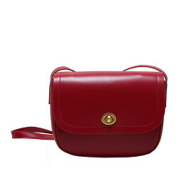 全品PT5倍●30％OFFセール【5％OFFクーポン使えます】クラシカル サドルバッグ ショルダーバッグ 茶色 赤 ワインレッド ダークブラウン レトロ 大人 斜めがけ かばん レディース シンプル 小さめ 大人 バック 韓国 多収納 Chic Lab シックラボ マチあり コンパクト