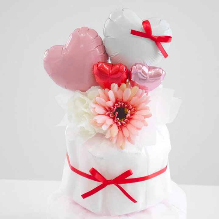 楽天市場 おむつケーキ 女の子 出産祝い ベビーシャワー 飾り 名入れ ピンク リボン ハート バルーン 男の子 おしゃれ 手作り プレゼント ギフト ダイパーケーキ 風船 バルーン パンパース パーティー 飾り付け ハーフバースデー 誕生日 バルーン おむつケーキ