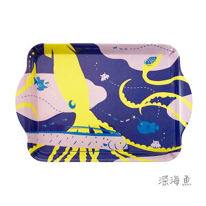 トレー sea of wonder ( クラゲ / カワウソ / ペンギン / 深海魚 / シャチ ) シーオブワンダー メラミン 小さめ 軽い 丈夫 食器 海 柄 かわいい おしゃれ 水族館 グッズ 雑貨 アクセサリー トレー 洗