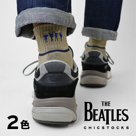 【ザ・ビートルズ HELP! アンクルソックス CHICSTOCKS 公式】グッズ THE BEATLES 靴下 ソックス ショート くるぶし ブランド 人気 メンズ レディース 男性 女性 ギフト プレゼント シンプル 誕生日 クリスマス バレンタイン 母の日 父の日 お礼 お祝い プチギフト
