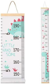 【P12倍_お買い物マラソン】子供身長計 壁掛け 身長測定シール 可移動 玄関 部屋の装飾 子供の成長記録 成人も測定 かわいい 出産祝い 測定範囲0-190cm 恐竜