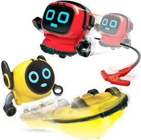 ジャイロバトルロボット 対戦 ミニロボット コマ おもちゃ レッド＆イエロー