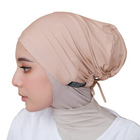 Veil Instant Inner Woman Cap Hijab Cap Inner Hijab Muslim Cap Vi Inner Hijab Scarf インナーヒジャブ アンダーウェア ムスリム レディース キャップ ヒモ付き