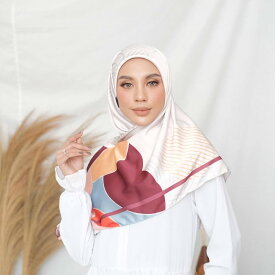 スクエアヒジャブHikari Scarf Moslem Veil Voal Cotton Tudung Cotton Non Instant ( Hijab Scarf Voal Cotton print)ヒジャブ 正装 ムスリム イスラム教 宗教 民族衣装 シンプル おしゃれ イスラム