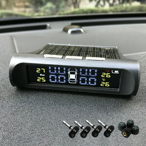 TPMS �^�C����C���Z���T�[ �\�[���[ USB�[�d�� ���� ���S ��C�����j�^�[ �^�C�� ���� �O�� �o���u�L���b�v �l�փZ�b�g �ԗp IP67�h�� �h�o �l�֑�����C���Ď� �y������ ��p�� SUV ���ʎ� �ėp
