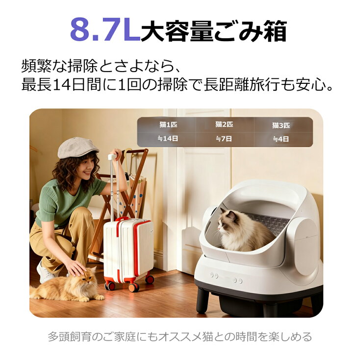 楽天市場】＼10%off／ E-pet UME 自動トイレ 猫トイレ 自動猫トイレ 全 