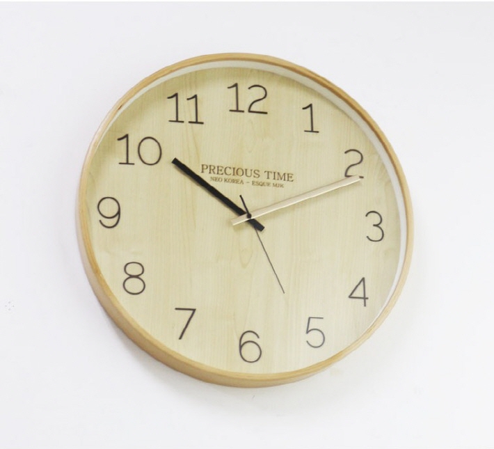 楽天市場】大型 掛け時計 直径53cmウッドモダンウッド掛け時計