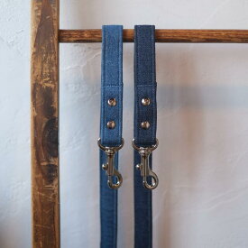2cm幅リード単品 2ColorDenimシリーズ 【オーダーメイド商品】【製作に4週間前後】【デニム】【lead】