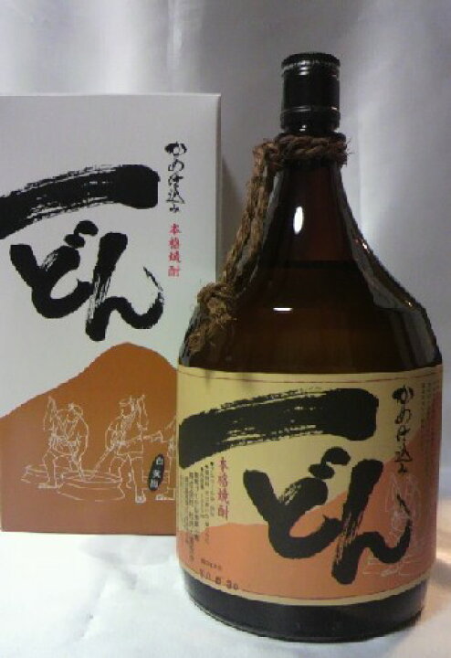 楽天市場】【レア商品】一どん(いっどん)化粧箱付 1800mlギフト包装 
