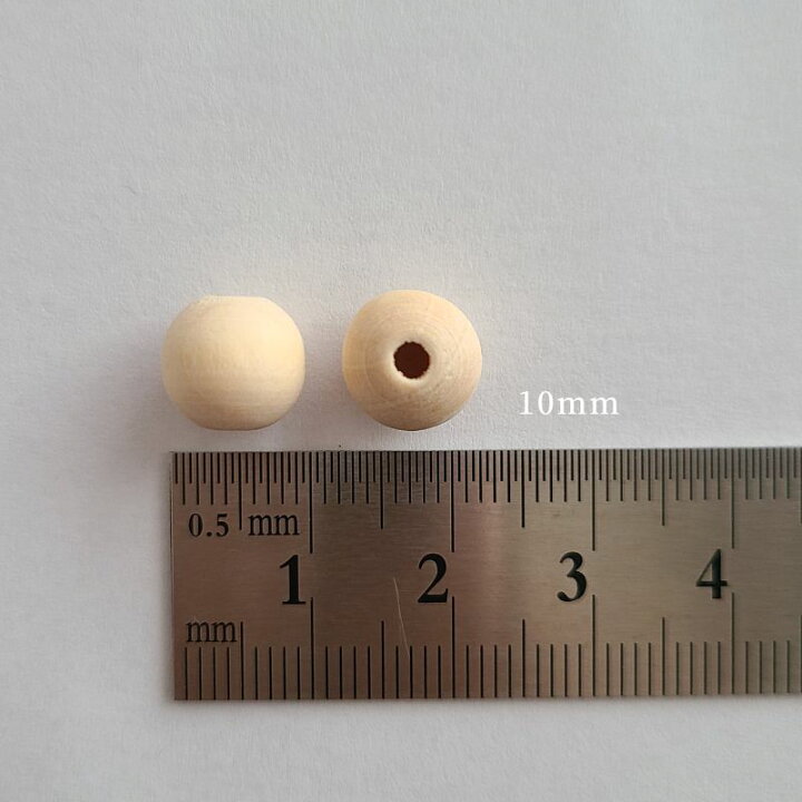 楽天市場】ウッドビーズ 無垢の木 【 16mm / 14mm 12個 】木製 
