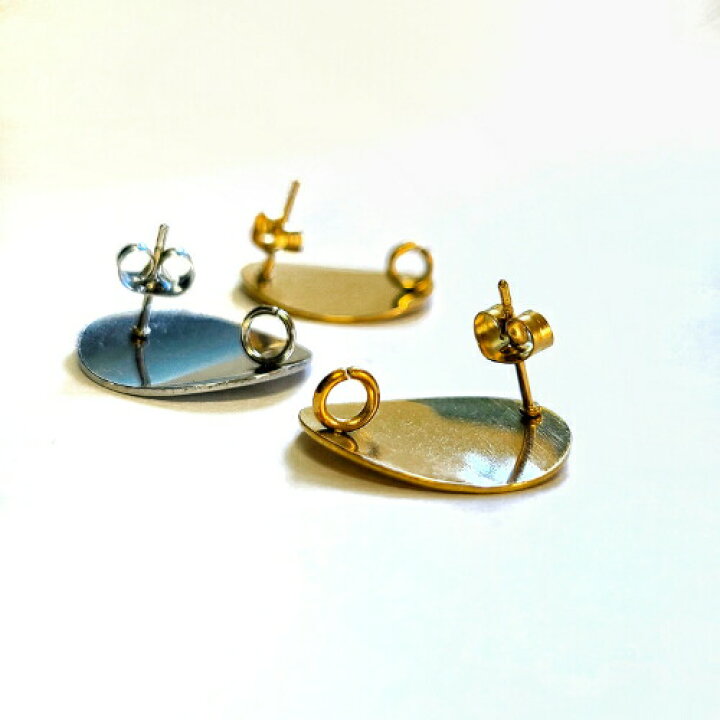 楽天市場】デザインポストピアス 【2個/1ペア 20mm 】 ウェーブ  