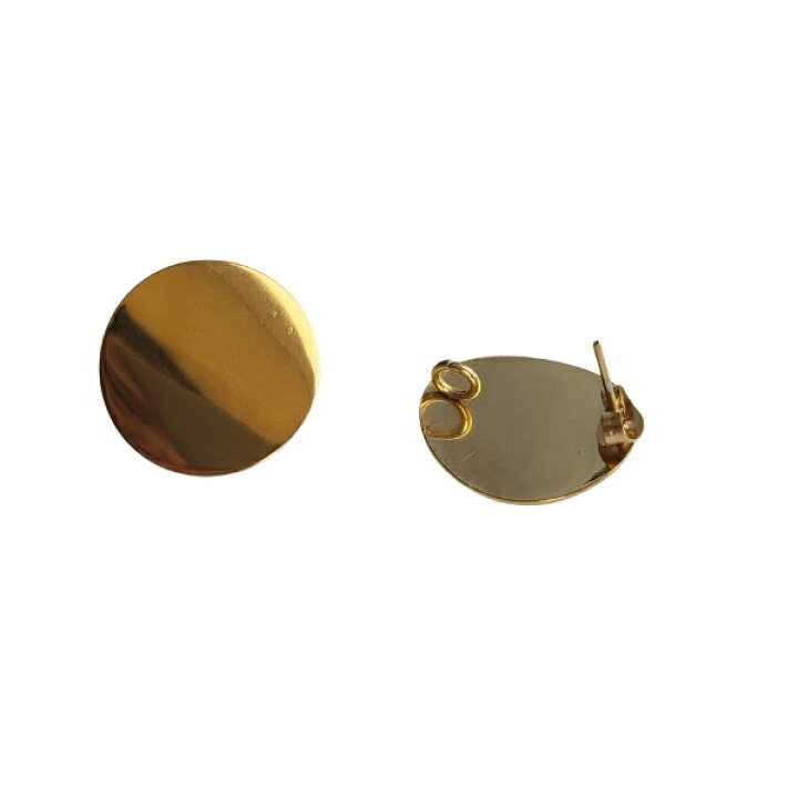 楽天市場】デザインポストピアス 【2個/1ペア 20mm 】 ウェーブ 