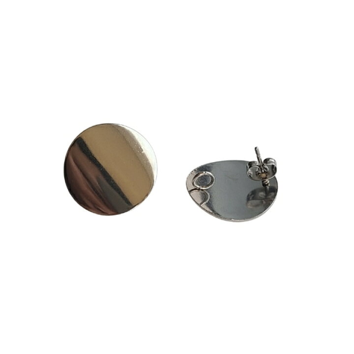 楽天市場】デザインポストピアス 【2個/1ペア 20mm 】 ウェーブ 