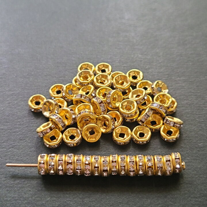 楽天市場】小さなロンデル 【 5.6mm 24個 】ロンデルスペーサー 