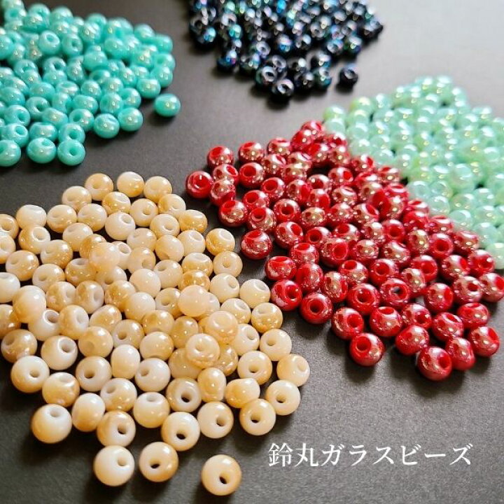 楽天市場】パール 鈴丸 ビーズ【 6mm 20g（60〜80粒）】 鈴丸ビーズ 