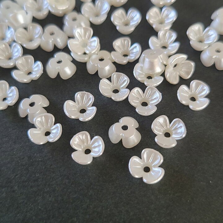 楽天市場】超 ミニ フラワービーズ お花 小花 アクリルパーツ アクリル  