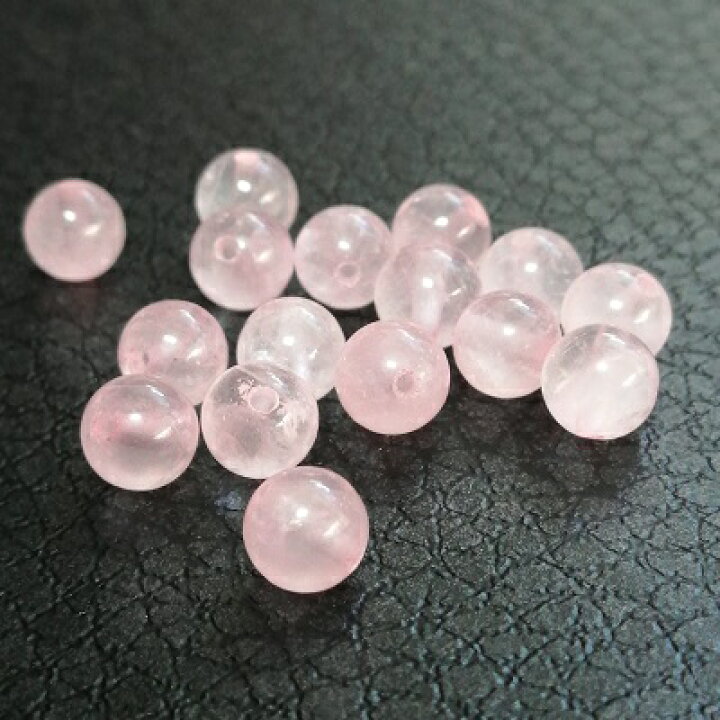 楽天市場】30％offクーポン対象// 【 16粒 6mm 】 ローズクオーツ 水晶 