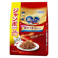 【ジャンボパック】銀のスプーン キャットフード ドライ 贅沢うまみ仕立て まぐろ・かつお・煮干し・白身…