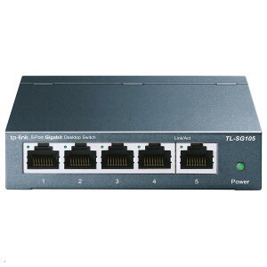 TP-Link 5�|�[�g �X�C�b�`���O�n�u 10/100/1000Mbps �M�K�r�b�g ����⟑� �ݒ�s�v ���C�t�^�C�� TL-SG105