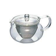 HARIO(ハリオ) 茶茶急須 丸 実用容量450ml 耐熱ガラス プレゼント ギフト 贈り物 CHJMN-45T