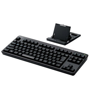 �G���R�� Bluetooth �L�[�{�[�h �����u������ �X�^���h�t�� �}���`�y�A�����O�Ή� iPad Surface �u���b�N TK-FBM111BK