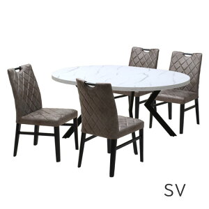 �_�C�j���O�e�[�u��5�_�Z�b�g 4�l ��160cm �z���C�g�F �嗝�Ε� �t�@�u���b�N�`�F�A �I�ׂ�J���[ ml160-5-glo-341wh-bk cg �H��A�E�g���b�g�i �ȉ~�e�[�u�� �����~�����ϔ� �k�� �V���v�� �C���e��