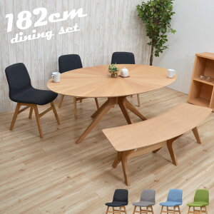 _CjOe[uZbg ȉ~ ۃe[u 5_Zbg 182cm 5l| 5lp sbkt182-5-pani341ok _CjOZbg CX3r 160cmx`1  o[Xg i`I[NF/NA-OAK _ I[