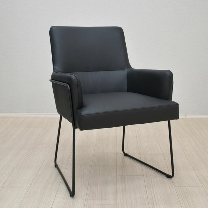 楽天市場】ダイニングチェア 本革張り 完成品 1脚 スチール脚 lca-ch 