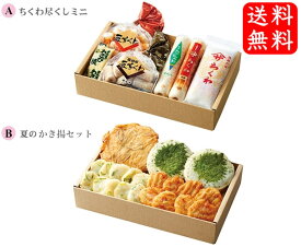 【送料無料】ヤマサちくわ 美味彩々 2箱セット【ちくわ尽くしミニ＋夏のかき揚セット】【発送期間6/1～8/31】(ヤマサちくわ ヤマサのちくわ ヤマサ ちくわ 豊橋名産 豊橋 お土産 ご当地 老舗 おつまみ グルメ ギフト 贈答 人気 セット お試し お中元 食べ物 残暑お見舞い)