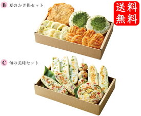 【送料無料】ヤマサちくわ 美味彩々 2箱セット【夏のかき揚セット＋旬の美味セット】【発送期間6/1～8/31】(ヤマサちくわ ヤマサのちくわ ヤマサ ちくわ 竹輪 豊橋名産 豊橋 土産 お土産 ご当地 老舗 おつまみ グルメ ギフト 贈答 人気 セット お試し 夏 お中元 食べ物)