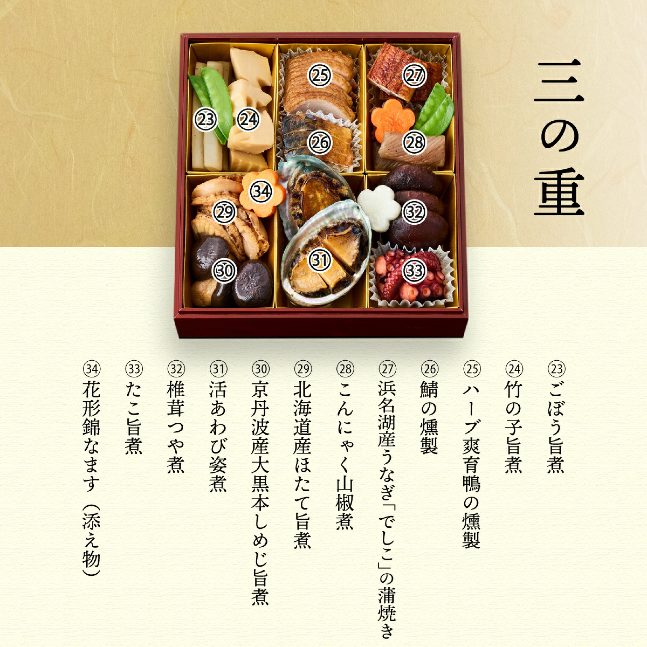 知久屋　三段重おせち