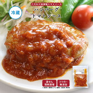 【最大500円OFFクーポン配布中】【公式】知久屋「ハンバーグトマトソース」160g 冷蔵 | ちくや 惣菜 おかず お弁当 無添加 ギフト 新生活 ハロウィン 手作り 肉汁 たっぷり 本格洋食 ランチ 一