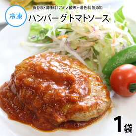 【クーポン配布中！4日20:00-11日1:59】【公式】知久屋「ハンバーグトマトソース」160g 冷凍 | ちくや 手作り 健康 惣菜 無添加 おかず 肉汁 たっぷり 本格洋食 お弁当 昼ごはん 湯せん 牛肉 豚肉 お手軽 ランチ キャンプ飯