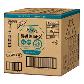 花王リセッシュ除菌EX　香りが残らないタイプ　10L【沖縄・離島は要別途送料120サイズ】※容器は1本以上のご提供ができません。