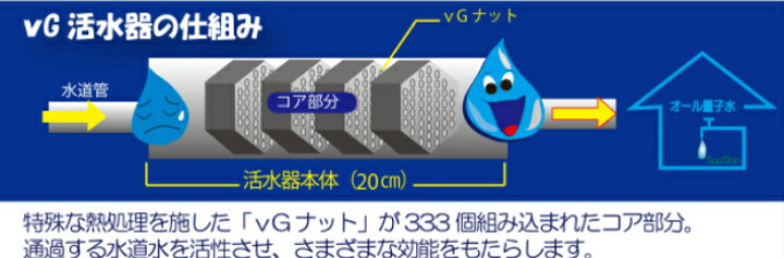 楽天市場】量子水 νG-1L（ニュージーワンエル）元付タイプ 333コア 6