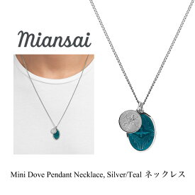 Miansai ミアンサイ ネックレス Mini Dove Pendant Necklace Silver / Teal メンズ レディース アクセサリー ペンダント ジュエリー プレゼント マイアンサイ