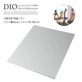 地球家具 コレクションケース コレクションラック DIO ディオ ワイド 上部用（上置き用） 背面ミラー1枚 NEW フィギュアラック ガラスケース ディスプレイラック
