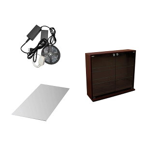 �n���Ƌ� �R���N�V�������b�N DIO �f�B�I ���C�h ���[�^�C�v �{�� ���t �w�ʃ~���[+LED�t�� NEW �R���N�V�����P�[�X �K���X�P�[�X �f�B�X�v���C���b�N ( ��90cm ���s18cm ����81cm �^�C�v ��^ �z��