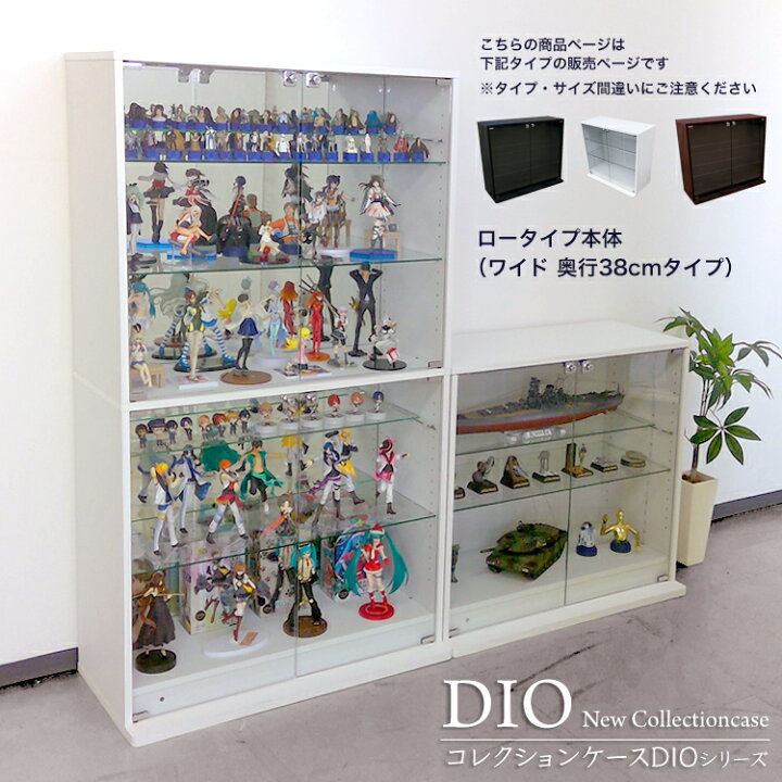 楽天市場】地球家具 コレクションラック DIO ディオ ワイド ロータイプ 