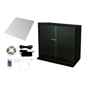 [����] �n���Ƌ� �R���N�V�������b�N DIO �f�B�I ������ ���C�h ���[�^�C�v �{�� ���t �w�ʃ~���[+LED�t�� NEW �R���N�V�����P�[�X �K���X�P�[�X �f�B�X�v���C���b�N ( ��90cm ���s18cm ����83.5cm �^