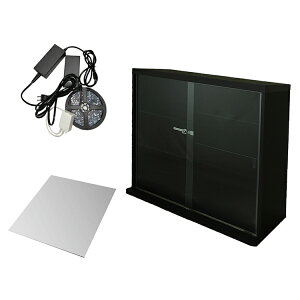 [����] �n���Ƌ� �R���N�V�������b�N DIO �f�B�I ������ ���C�h ���[�^�C�v �{�� ���t �w�ʃ~���[+LED�t�� NEW �R���N�V�����P�[�X �K���X�P�[�X �f�B�X�v���C���b�N ( ��90cm ���s28cm ����83.5cm �^