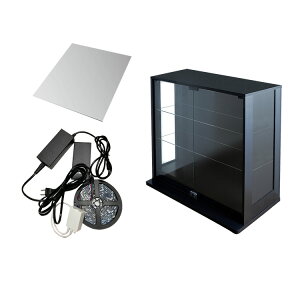 �n���Ƌ� �R���N�V�������b�N ���ʃK���X DIO �f�B�I ���C�h ���[�^�C�v ���t �w�ʃ~���[ LED�t�� �Z�b�g NEW �R���N�V�����P�[�X �K���X�P�[�X �f�B�X�v���C���b�N ( ��90cm ���s38cm ����83.5cm �[