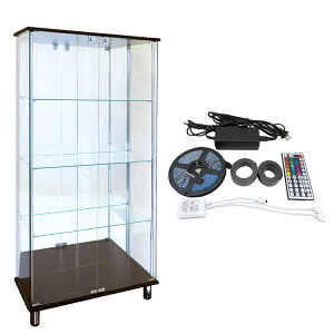 [�Z�b�g�i] �n���Ƌ� �K���X�R���N�V�����P�[�X JONY �W���j�[ ���C�h ��80cm �n�C�^�C�v �w�ʃ~���[ �w�ʃK���X �S�ʃK���X �{�� LED���j�b�g�Z�b�g RGB�}���`�J���[LED �z���C�gLED ���t �R���N