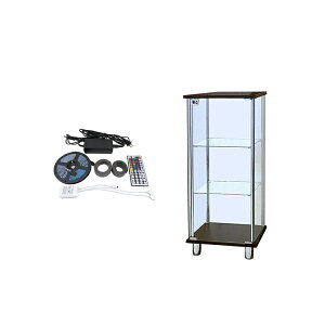 [�Z�b�g�i] �n���Ƌ� �K���X�R���N�V�����P�[�X JONY �W���j�[ �X���� ��40cm ���[�^�C�v �w�ʃ~���[ �w�ʃK���X �S�ʃK���X �{�� LED���j�b�g�Z�b�g RGB�}���`�J���[LED �z���C�gLED ���t �R���N