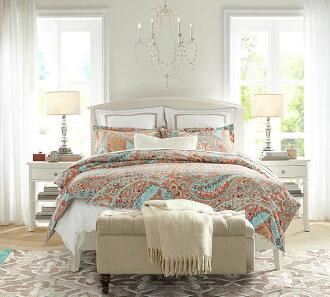 Chikyukagu Pottery Barn Paloma Paisley Organic Pillow Slip