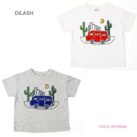 【SALE 50%OFF】DILASH dilash ディラッシュ'23春夏サガラ刺しゅうバス半袖TシャツDL23ES102【売れ筋】